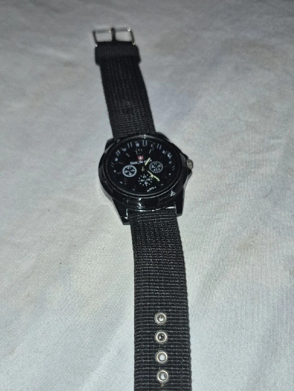 Best for SEO): Gemius Army Black Tactical Field Watch Military Style Canvas Stra